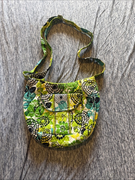 Vera Bradley Handbags - Vera Bradley green cross body purse